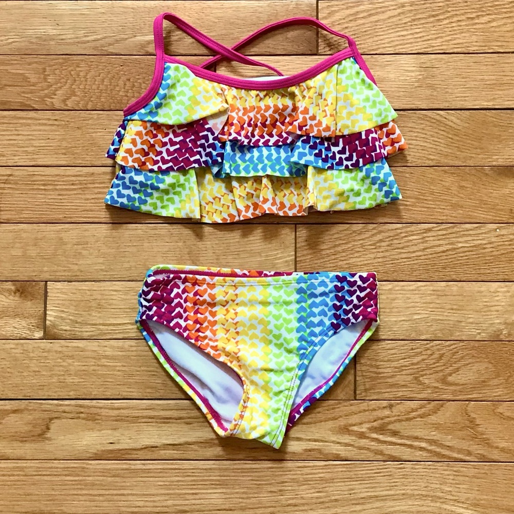 💕4/5 Heart 2 piece swimsuit!